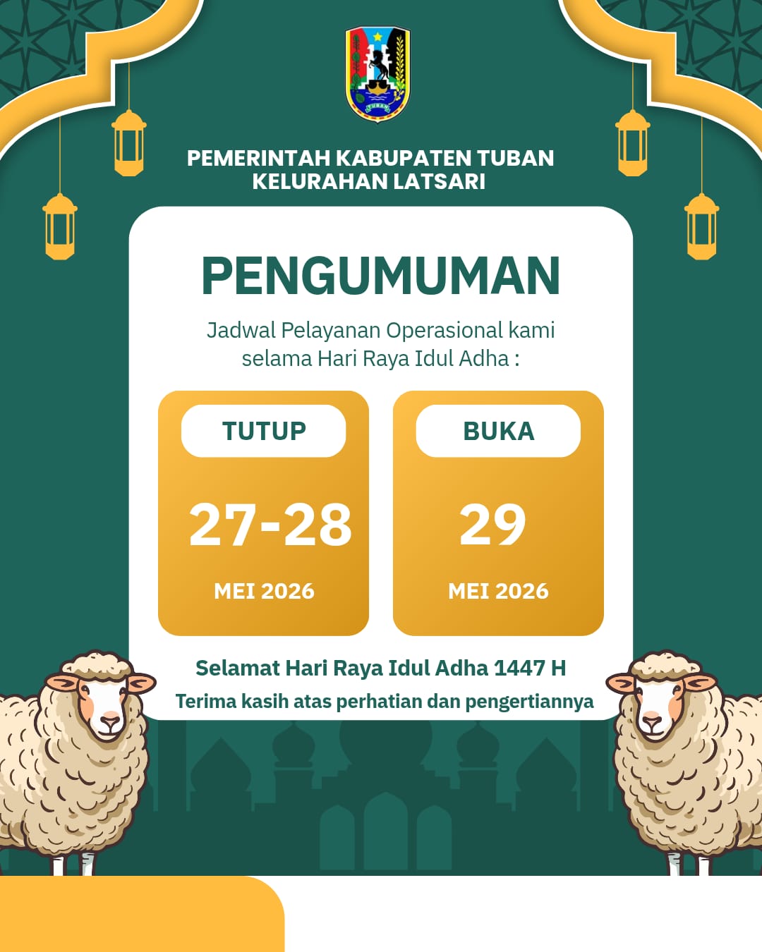 Libur Hari Raya Idul Adha 1447 H