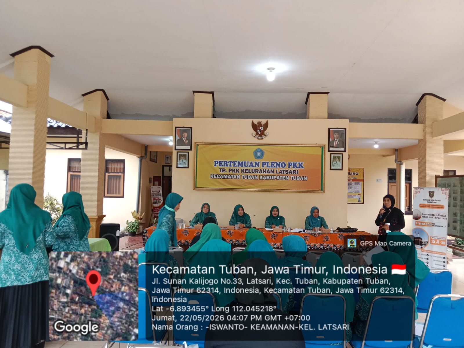 Pertemuan Rutin PKK Keluarahan Latsari