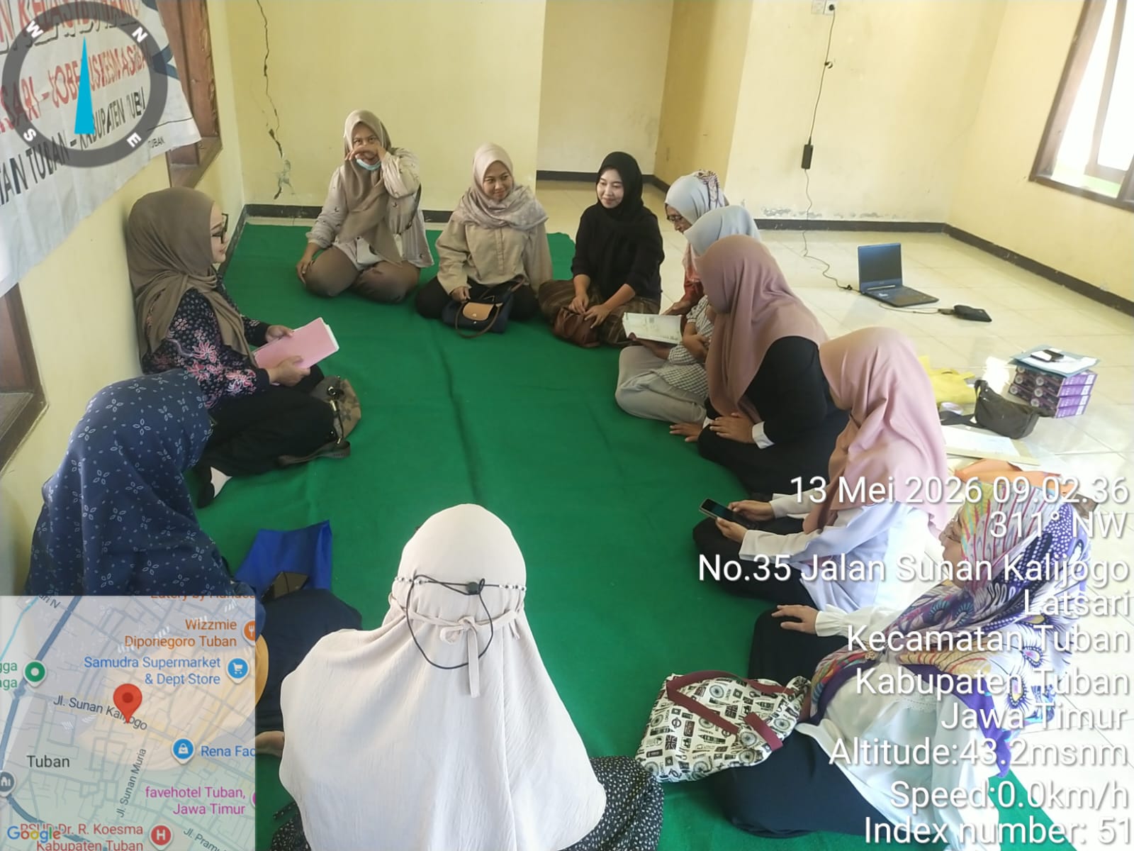 Pertemuan kelas Ibu hamil di Kelurahan Latsari Kecamatan Tuban