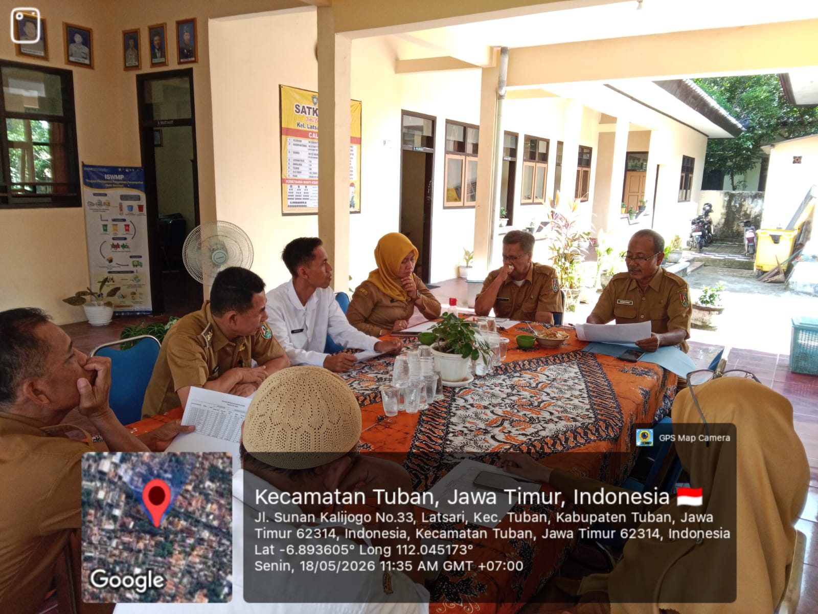 Rapat Realisasi Pembayaran PBB Perblok dengan pihak Kecamatan Tuban